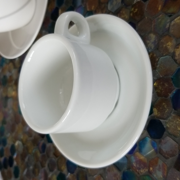 SALE 2 espresso cups with saucers. Ipa Italy & 1 salt & pepper - Picture 4 of 5